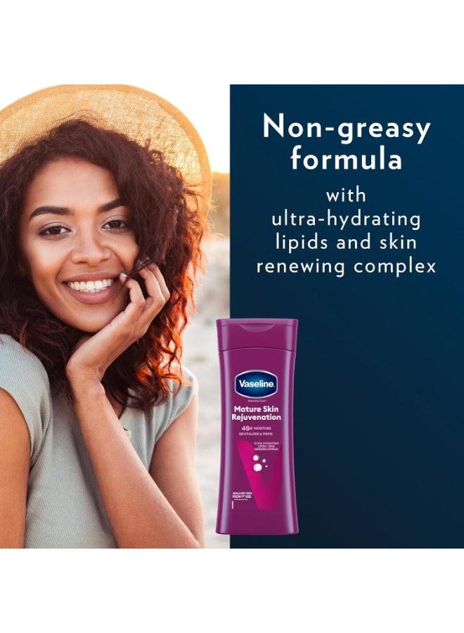 Vaseline Intensive Care Mature Skin Rejuvenation Body Lotion revitalises and firms with 48h moisture for maturing dry skin 400 ml - Image 4